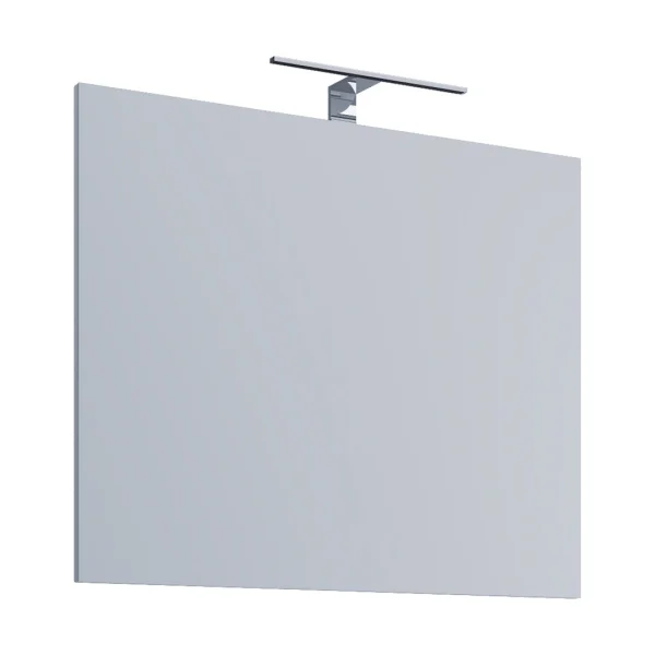 VCB2 Bad Spiegel Spiegel 80 cm inkl. Licht Weiß.
