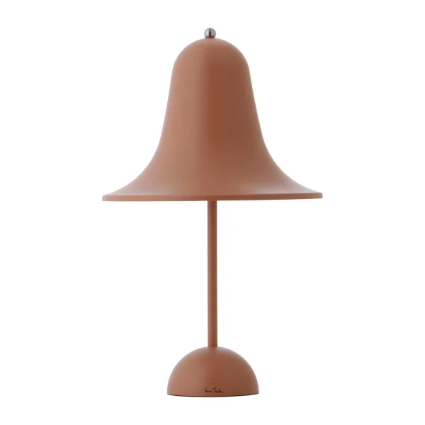 Verpan Pantop tragbare Tischleuchte 30 cm Terracotta matt