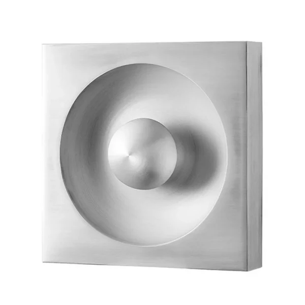Verpan - Spiegel Wandleuchte/Deckenleuchte Brushed Aluminium