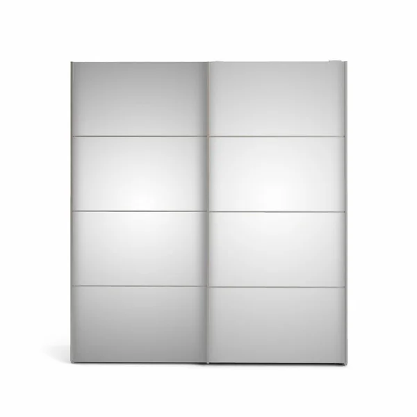 Veto Kleiderschrank 2 Spiegeltüren breite 182 cm, hvit.