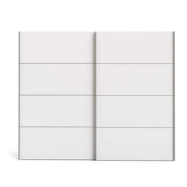 Veto Schiebetürenschrank B243 cm 2 Türen weiß.