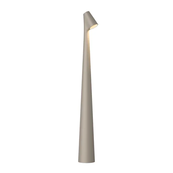Vibia - Africa Portable, dunkelbeige, Höhe 45cm, LED, Akku