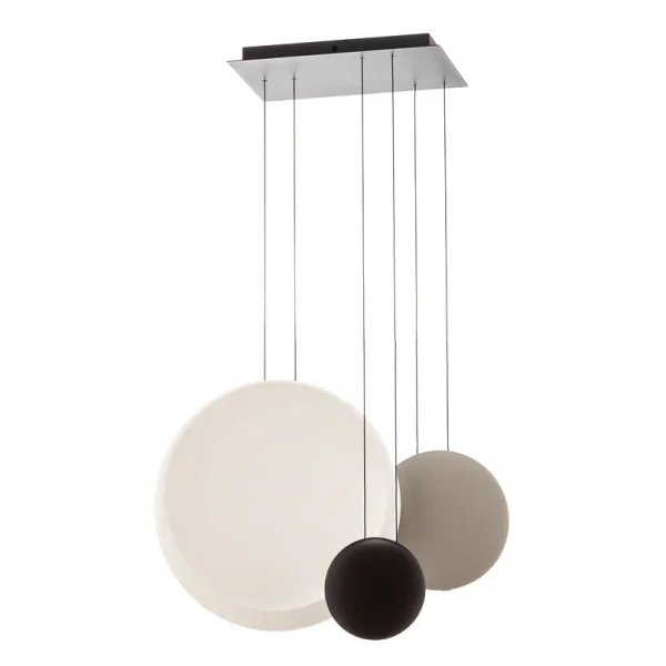 Vibia - Cosmos LED-Hängeleuchte, hellgrau, 65 cm