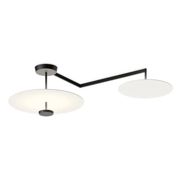Vibia - Flat LED-Deckenleuchte 3-flg. Ø 55 cm weiß