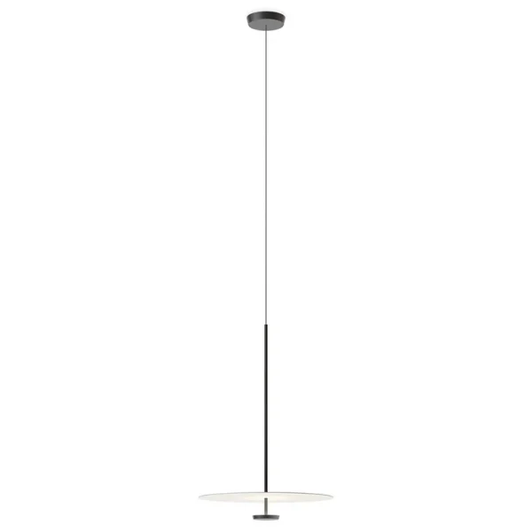 Vibia - Flat LED-Hängelampe 1-flg. Ø 55cm grau L1