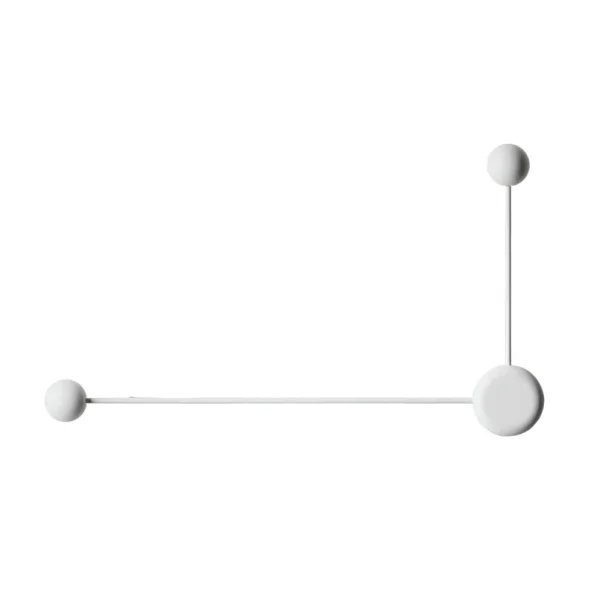 Vibia - Pin LED-Wandleuchte, 2-flammig, weiß