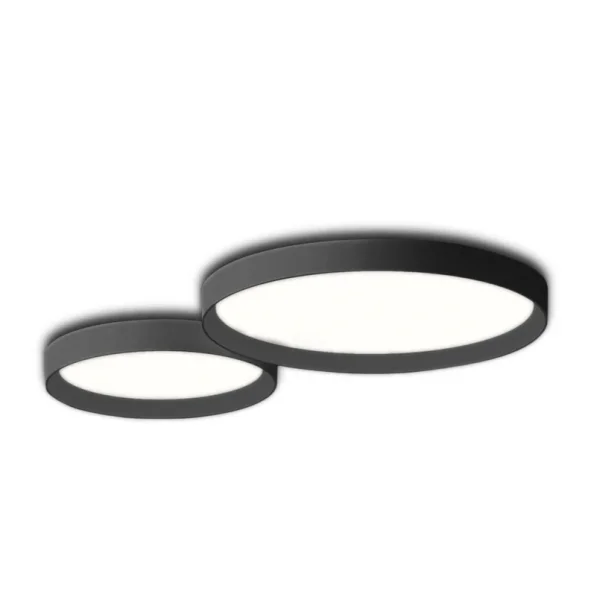Vibia - Up LED-Deckenleuchte, graphit, 2-flammig