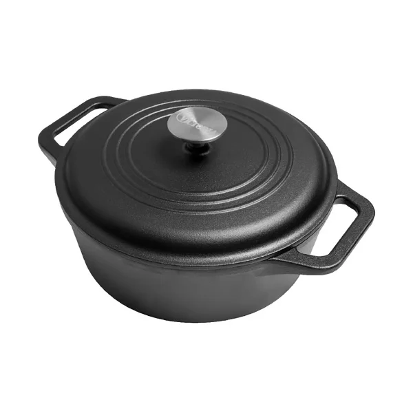 Victoria Victoria Kochtopf Gusseisen pre-seasoned 6,6 l