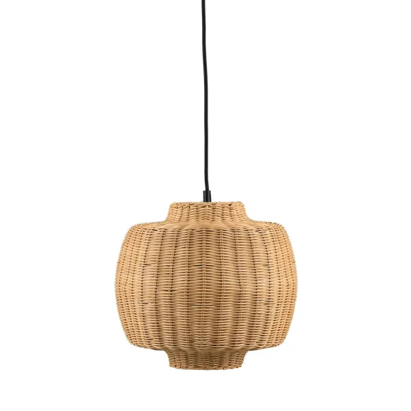 Villa Collection Vilna Pendelleuchte Naturrattan Ø30cm