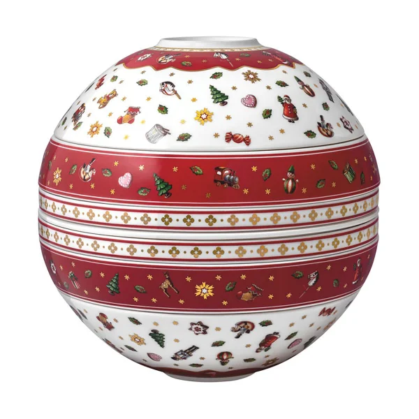Villeroy & Boch Toy's Delight La Boule Service 7 Teile Weiß-rot