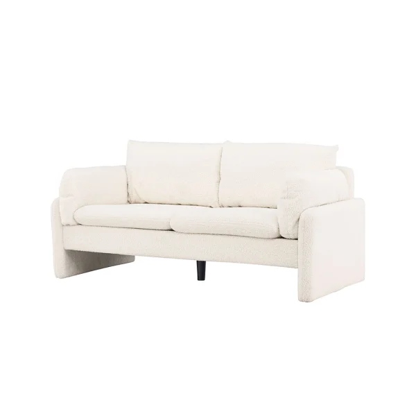Vindel Sofa 2-Sitzer Teddy weiß.