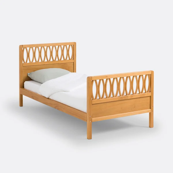 Vintage-bett Mit Lattenrost Malu 90 x 190 cm