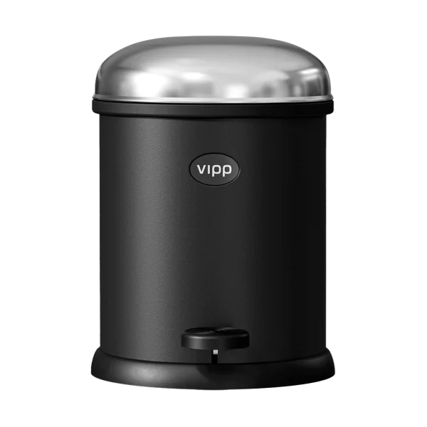 Vipp Vipp12 Treteimer 3 l Black