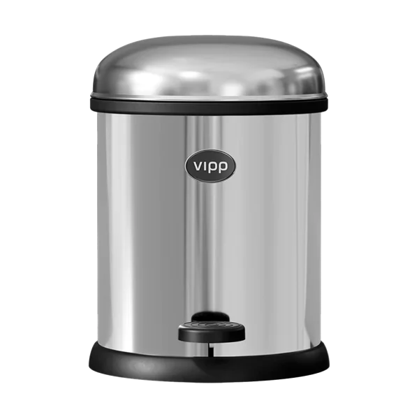 Vipp Vipp12 Treteimer 3 l Stainless steel