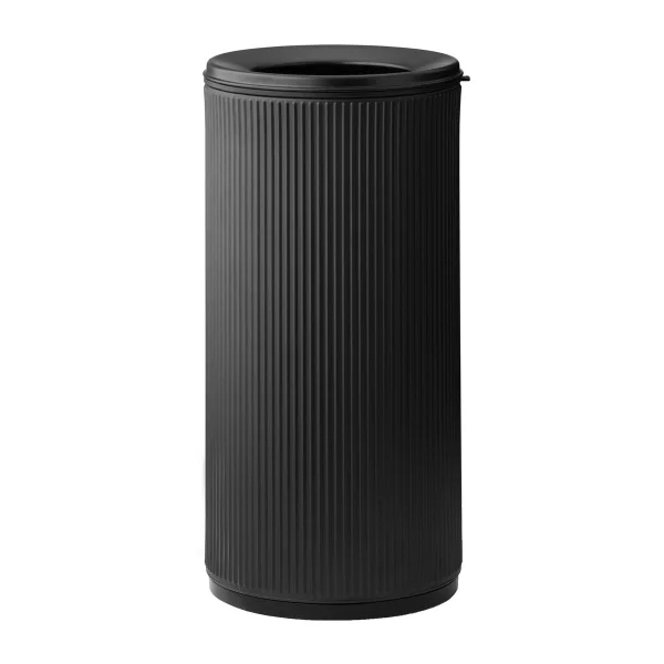 Vipp Vipp18 Papierkorb mit Rand 22 l Black