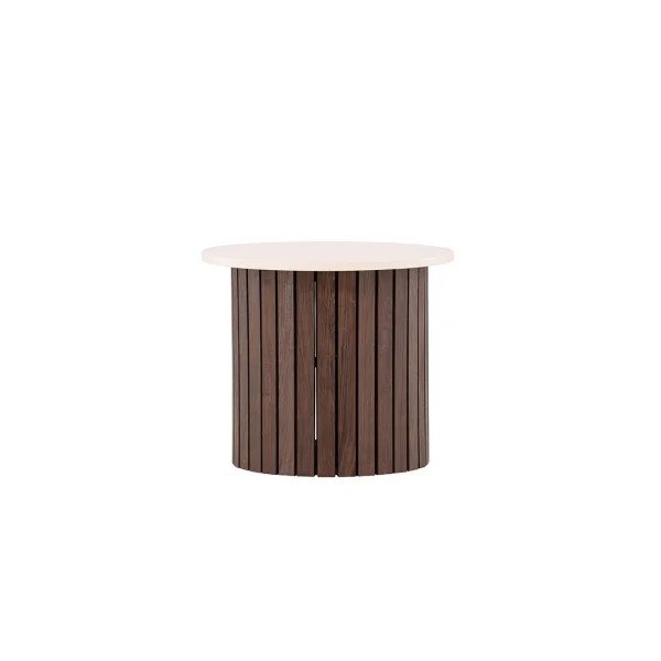 Visingsö Ecktisch Ø52 cm beige.