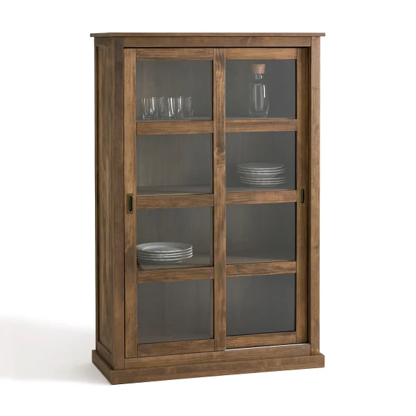 Vitrine Lunja Mit 2 Türen, Kiefer Massiv