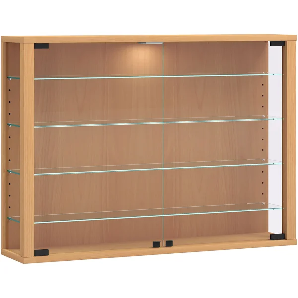 VitrosaL Vitrinenschrank wandhängend 2 Türen buche.