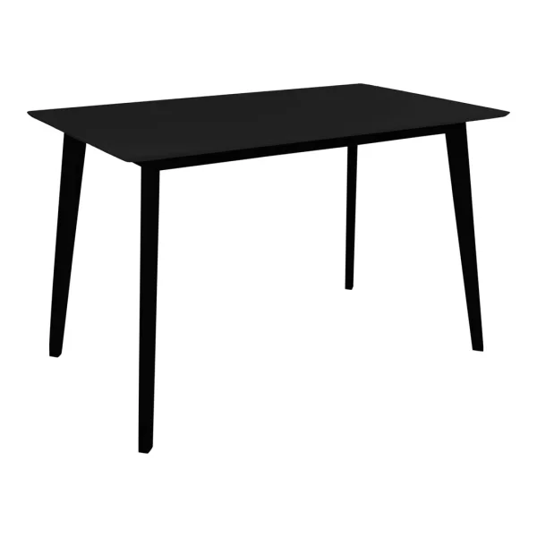 Vojens Esstisch 70x120 cm schwarz.
