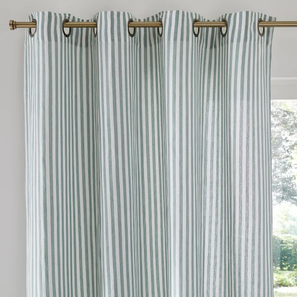 Vorhang Cottage Aus Baumwolle/leinen Mit Ösen 350 x 140 cm