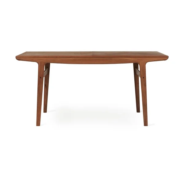 Warm Nordic Evermore Esstisch inkl. 2 Einlegeplatten á 45 cm Teak geölte Eiche, 160 cm