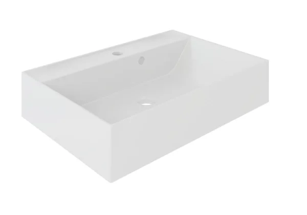 Wasch Waschbecken weiß.