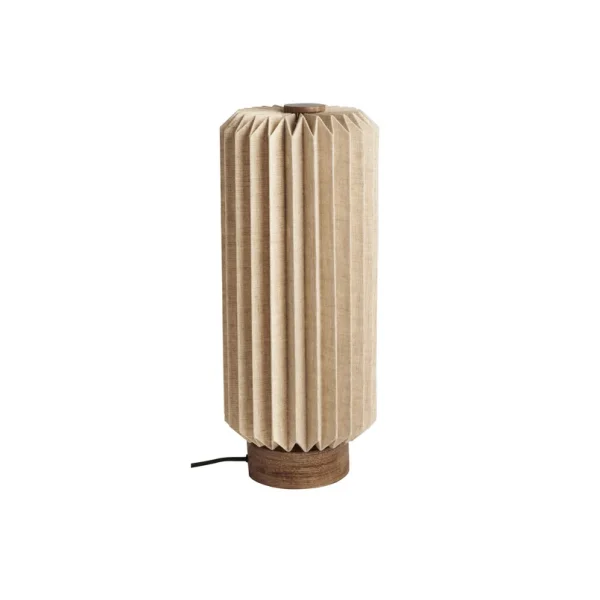 Watt & Veke - Alba Tischleuchte, Leinen, natur, Höhe 37cm