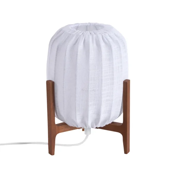 Watt & Veke Prisma Tischleuchte Dark ash-White, Mini Ø16x24,3 cm