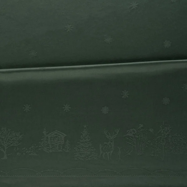 Wik & Walsøe Julemorgen Tischdecke Grün, 140x240 cm