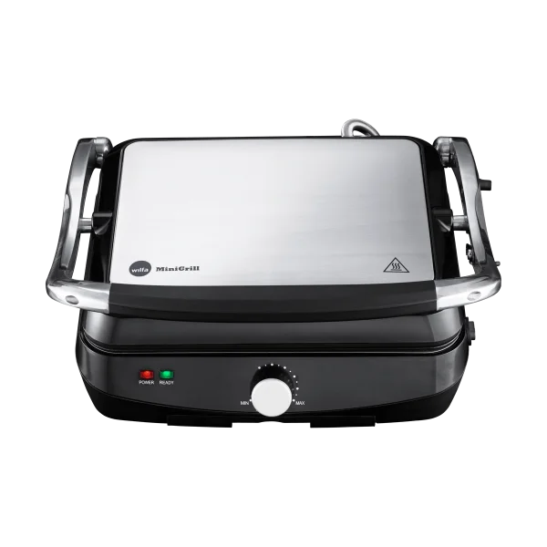 Wilfa CG-2000B Minigrill mit einstellbarem Thermostat Silber