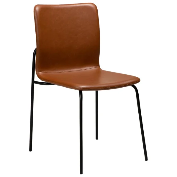 Woof Esszimmerstuhl PU-Kunstleder hellbraun.