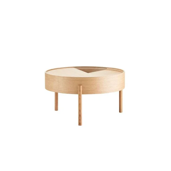 Woud - Arc Sofa-Tisch Ø66 Oiled Oak