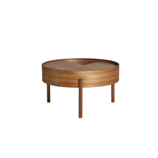 Woud - Arc Sofa-Tisch Ø66 Walnut