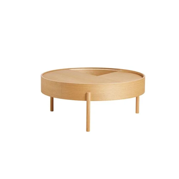 Woud - Arc Sofa-Tisch Ø89 Oiled Oak