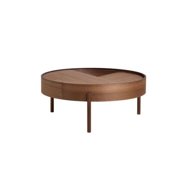 Woud - Arc Sofa-Tisch Ø89 Walnut