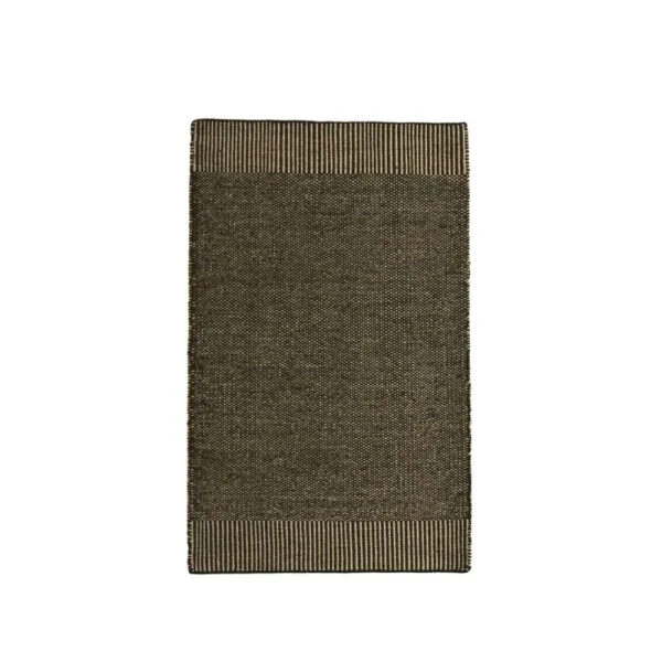 Woud - Rombo Teppich 170x140 White/Moss Green