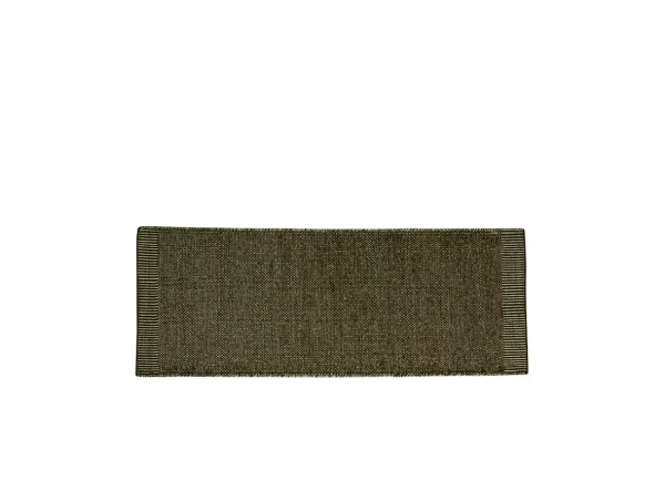 Woud - Rombo Teppich 75x200 White/Moss Green