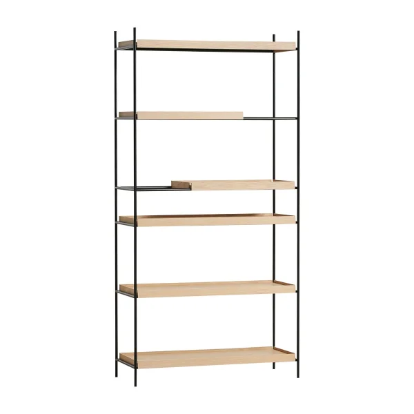 Woud Tray Regal hoch Eiche, 100 x 201 cm Style 1