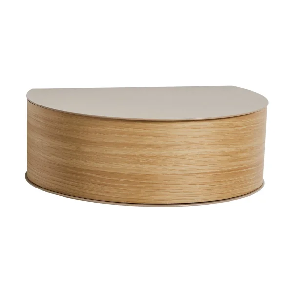 Woud Wallie Wandregal Beige-eiche