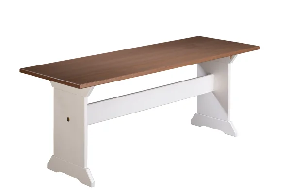 WrightC Sitzbank Weiss, Braun.