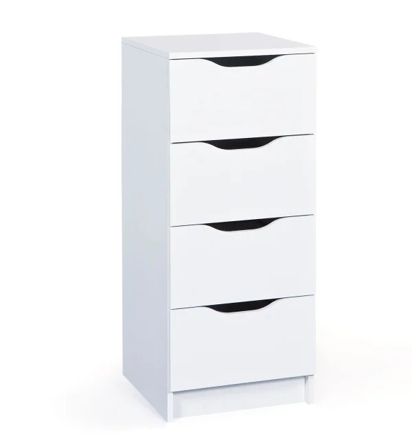 Wung Kommode 4 Schubladen, weiss .