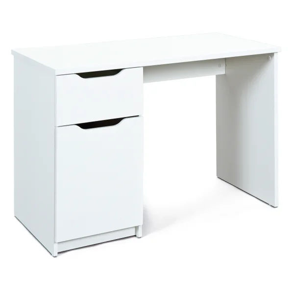 Wung Schreibtisch 1 Schublade, 1 Tür, weiss.