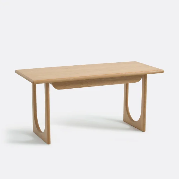 Xl-schreibtisch Douve Mit 2 Schubladen, Eiche