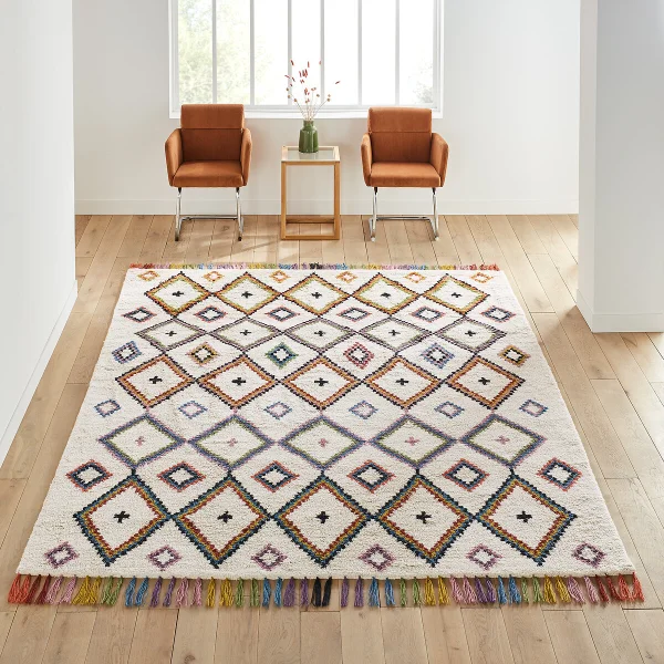 Xl-teppich Ourika Im Berberstil, Wolle