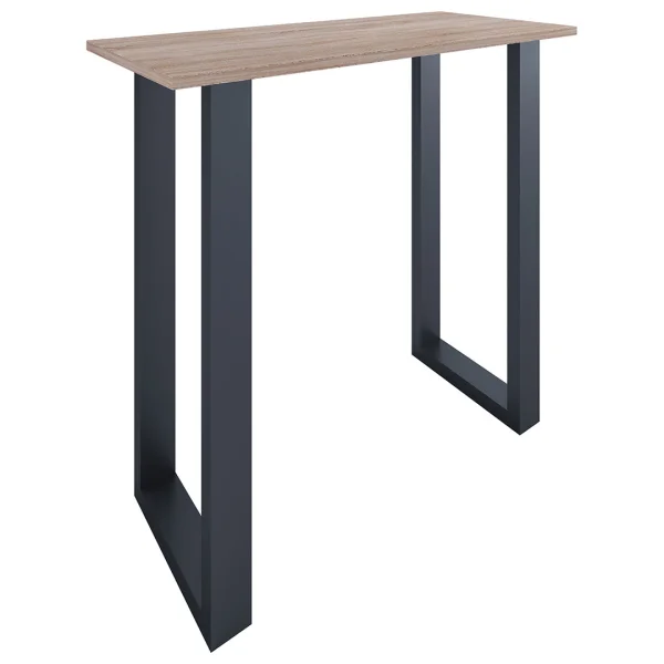Xona Bartisch 110x50 Eiche dekor, schwarz.