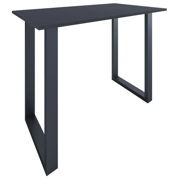 Xona Bartisch 140x80 anthrazit, schwarz.