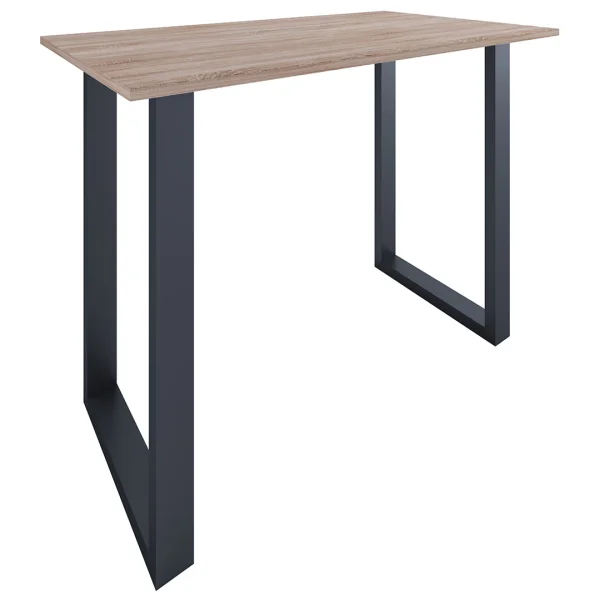 Xona Bartisch 140x80 Eiche dekor, schwarz.