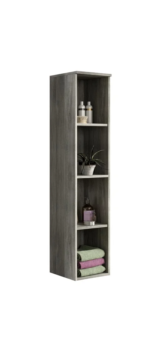 York Badschrank 4 raum rauchfarbenen.