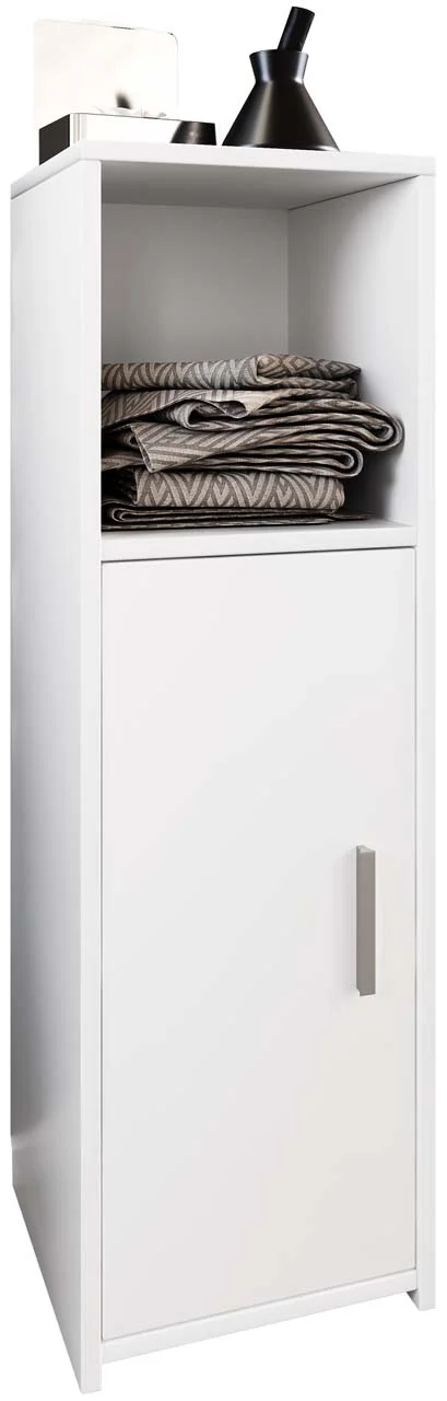 ZaloIL Hochschrank Bad weiß.