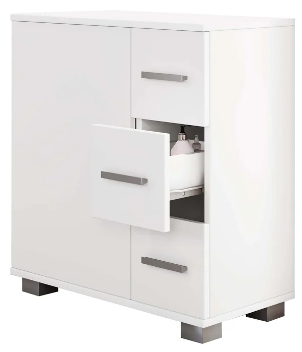 ZaloXL Hochschrank Bad weiß.